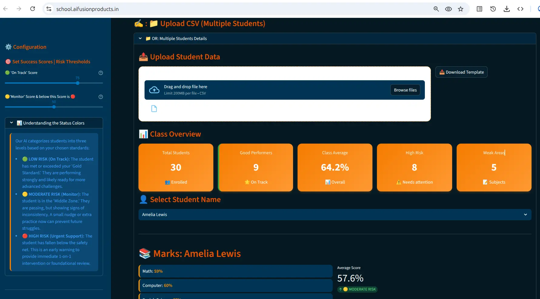 AI-Powered Student Evaluator & Progress Planner